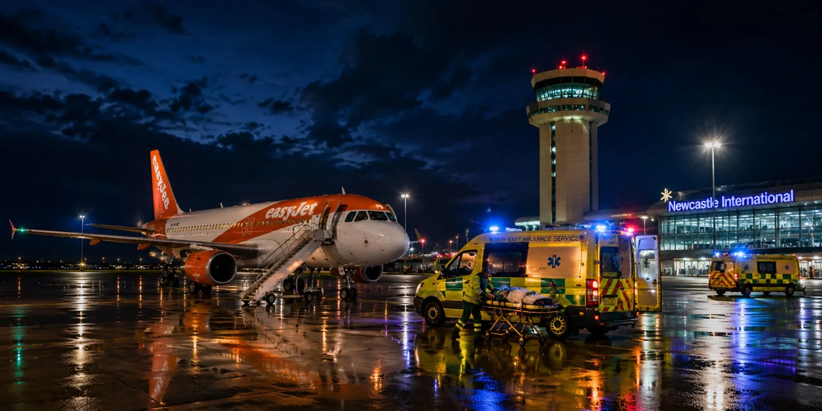 EasyJet Flight U2238 Emergency Landing Newcastle