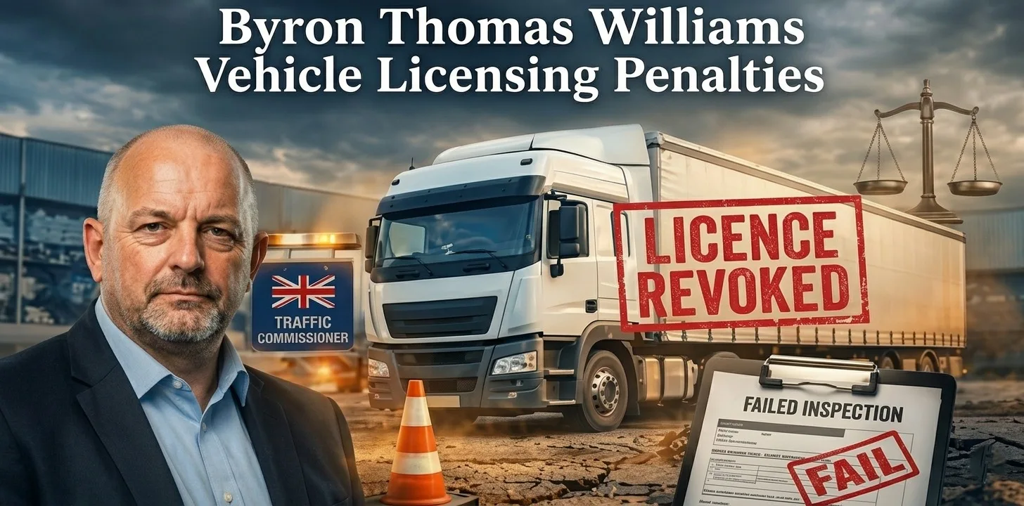 Byron Thomas Williams Vehicle Licensing Penalties