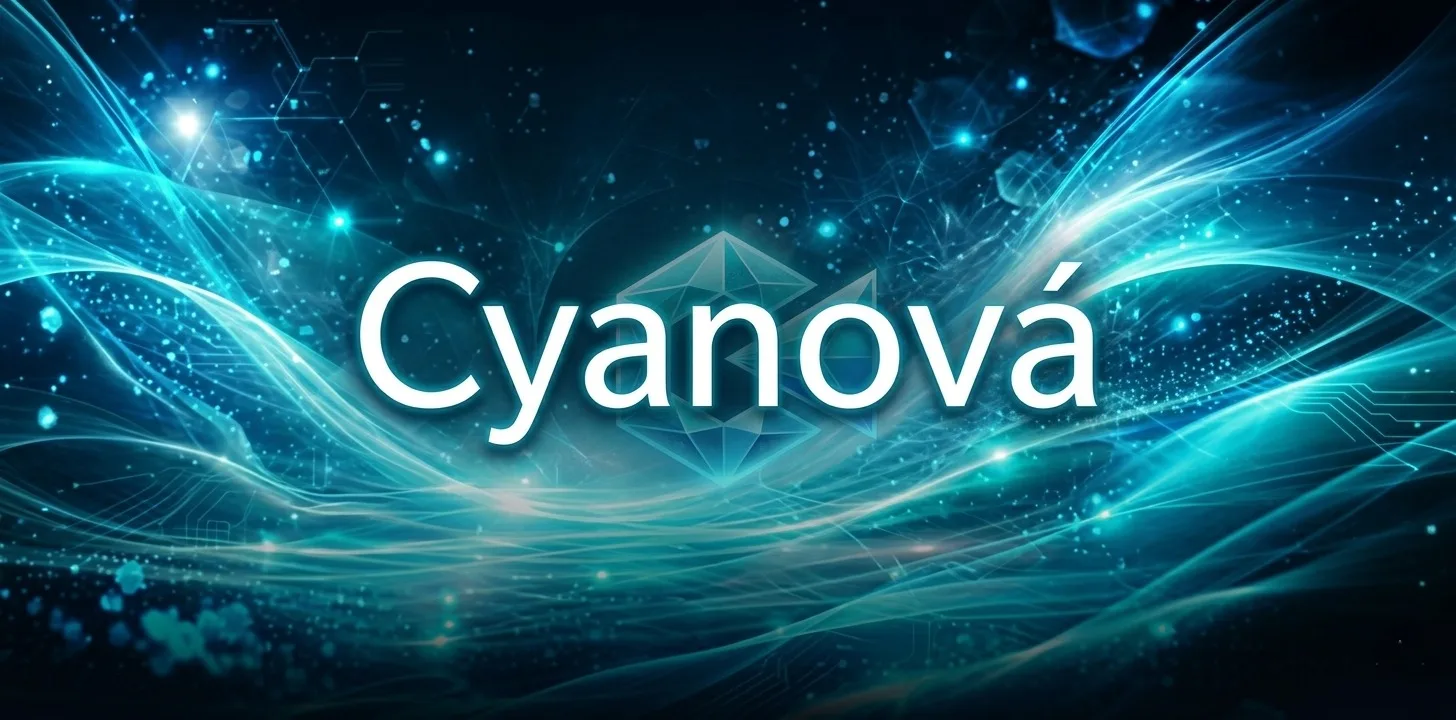 Cyanová