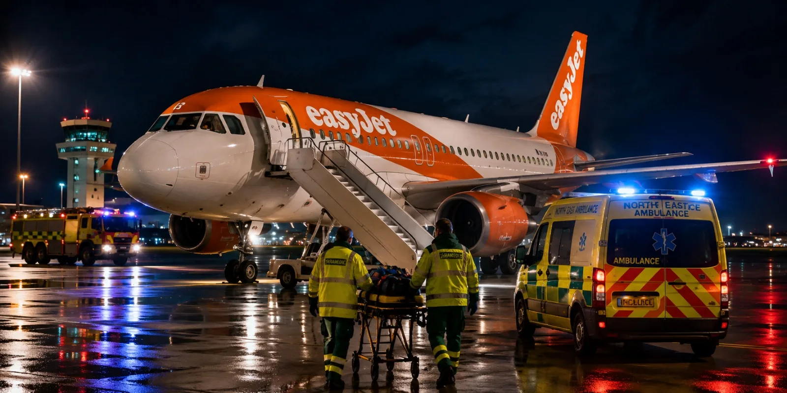EasyJet Flight U2238 Emergency Landing Newcastle