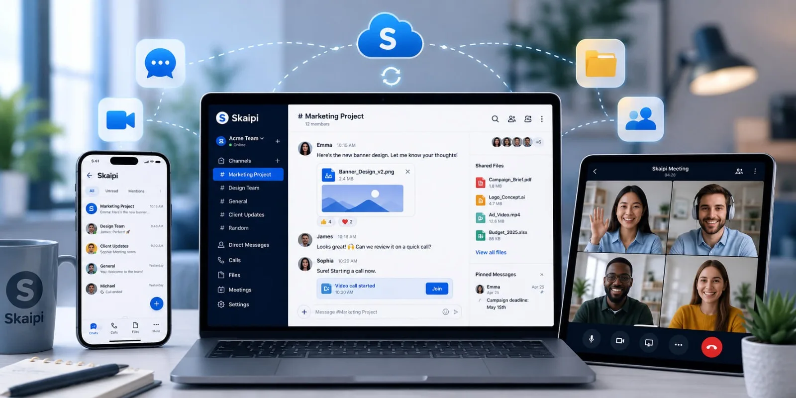 Skaipi: The Easy Tool That Replaces Messaging, Meetings, and More